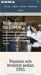 Mobile Screenshot of esma.se