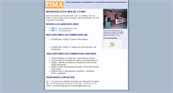 Desktop Screenshot of esma.ac.ma