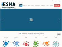 Tablet Screenshot of esma.com